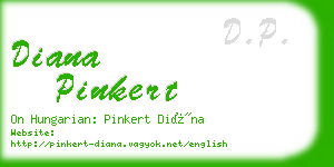 diana pinkert business card